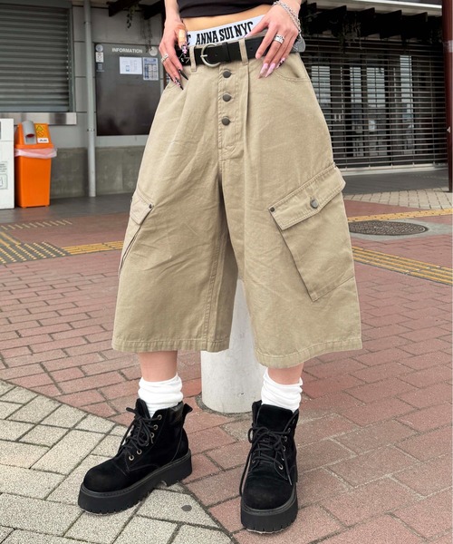ハーフパンツ パンツ 短パン ダックカーゴハーフパンツ メンズ