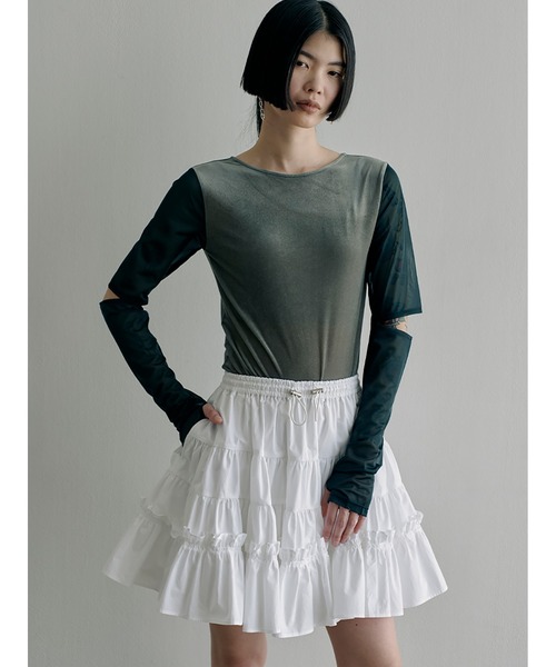 「SORIN」 長袖カットソー 38 グレー レディース_画像6