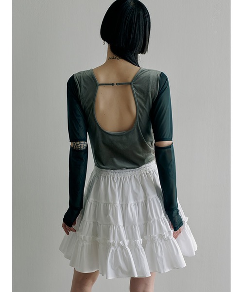 「SORIN」 長袖カットソー 38 グレー レディース_画像9