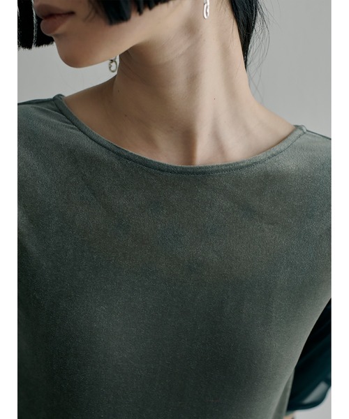 「SORIN」 長袖カットソー 38 グレー レディース_画像10