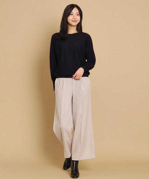 「Dessin」 パンツ 01 ライトベージュ レディース_画像5