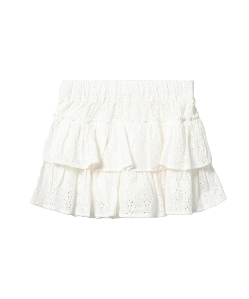 スカート HEART BADGE WOVEN SKIRT
