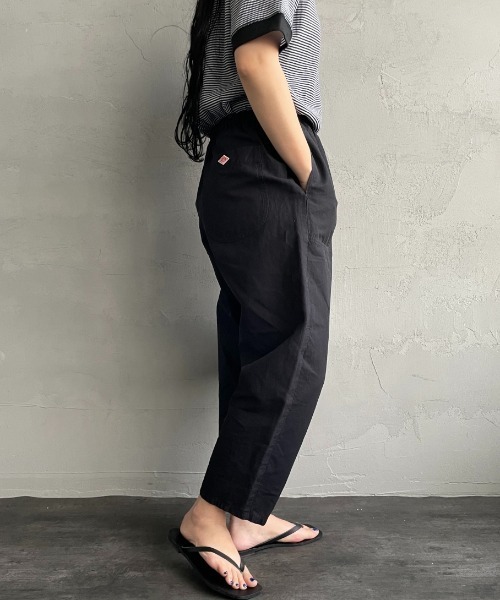 Danton（ダントン） イージーパンツ 36 ブラック系その他 レディース