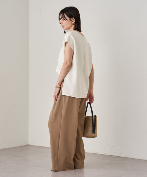 「LOUNGEDRESS」 半袖カットソー FREE アイボリー レディース_画像5