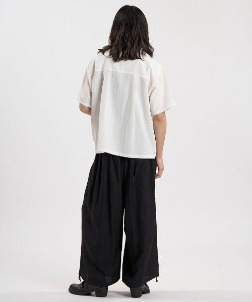 NO ID.（ノーアイディー） シャツ mhs2665-リネンタッチピンタックSH
