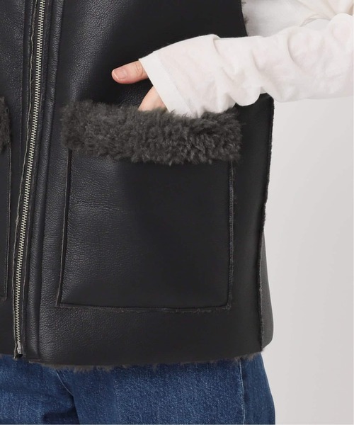 B.C STOCK（ベーセーストック） ベスト ジレ 「追加」ムートンライク