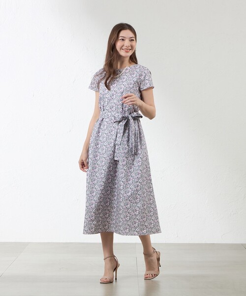 AMACA（アマカ） ワンピース 半袖 「LIBERTY」May Morris サック