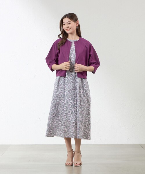 AMACA（アマカ） ワンピース 半袖 「LIBERTY」May Morris サック