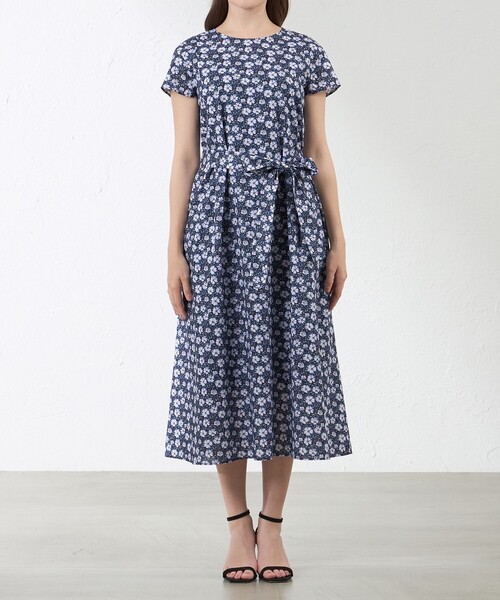 AMACA（アマカ） ワンピース 半袖 「LIBERTY」May Morris サック