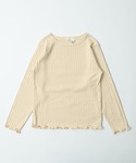 tシャツ 無地リブロンT キッズ 子供服 男の...の詳細画像5