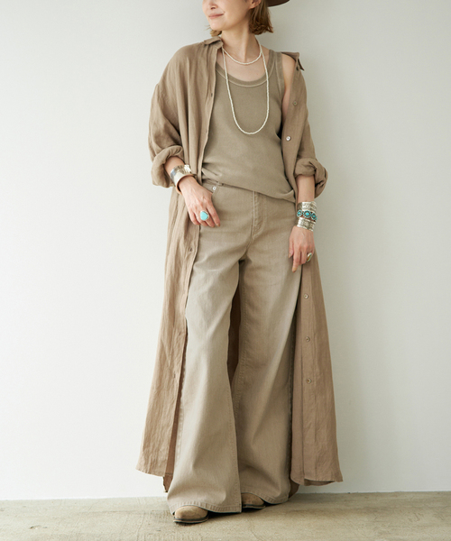 Deuxieme Classe（ドゥーズィエムクラス） ワンピース LInen シャツ