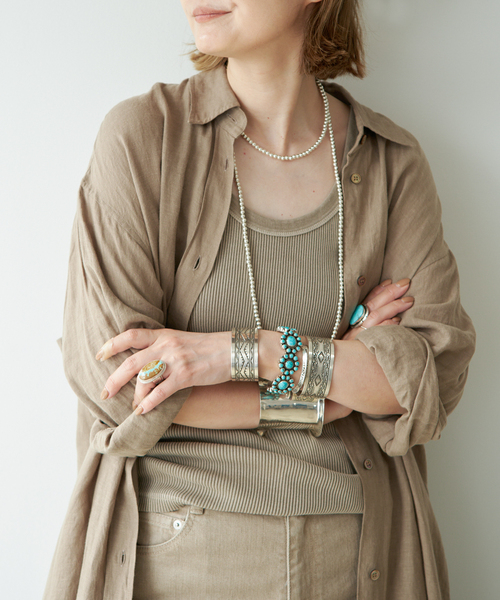 Deuxieme Classe（ドゥーズィエムクラス） ワンピース LInen シャツ