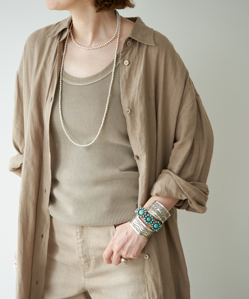 Deuxieme Classe（ドゥーズィエムクラス） ワンピース LInen シャツ