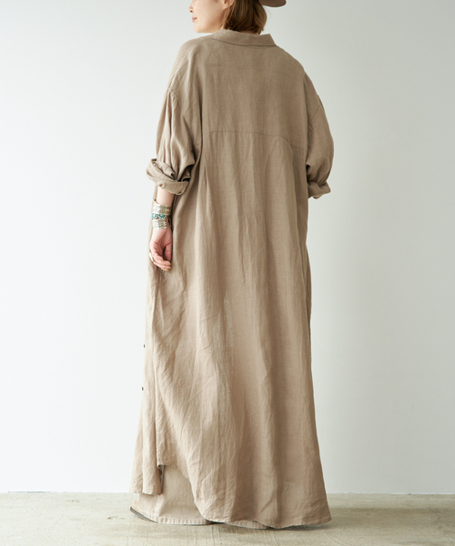 Deuxieme Classe（ドゥーズィエムクラス） ワンピース LInen シャツ