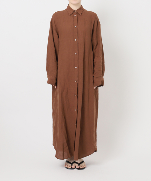Deuxieme Classe（ドゥーズィエムクラス） ワンピース LInen シャツ