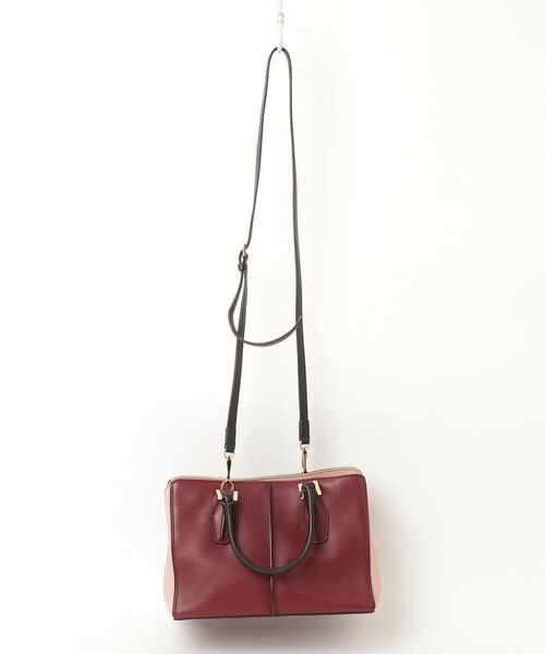 TOD'S（トッズ） Dキューブ 2WAYバッグ - レッド レディース