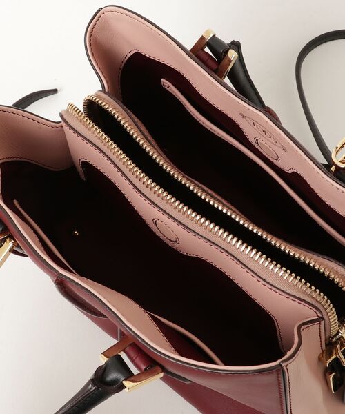 TOD'S（トッズ） Dキューブ 2WAYバッグ - レッド レディース