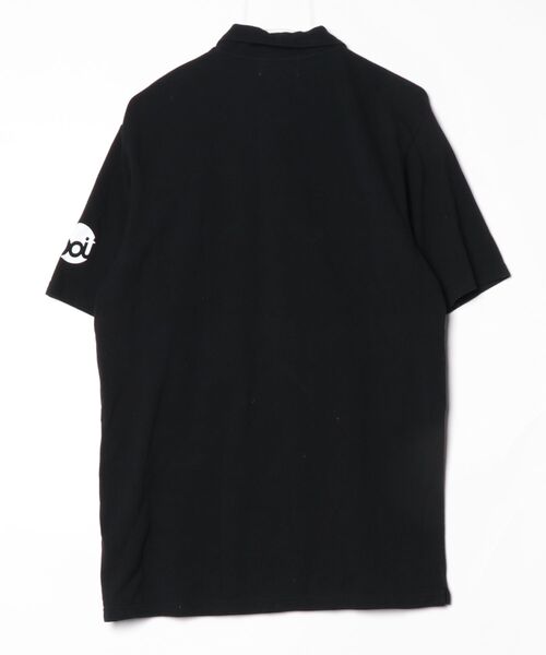 「DOUBLE STEAL」 半袖ポロシャツ X-LARGE ブラック メンズ_画像2