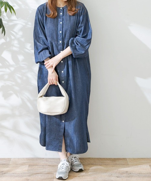 URBAN RESEARCH Sonny Label 長袖ワンピース FREE ワンウォッシュ
