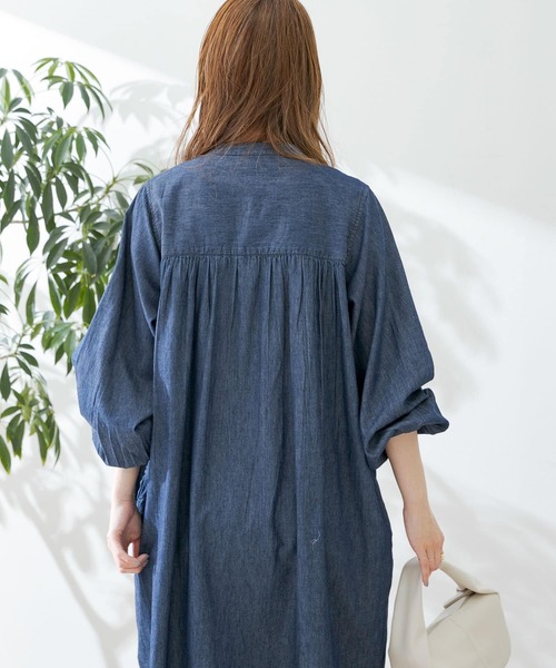 URBAN RESEARCH Sonny Label 長袖ワンピース FREE ワンウォッシュ