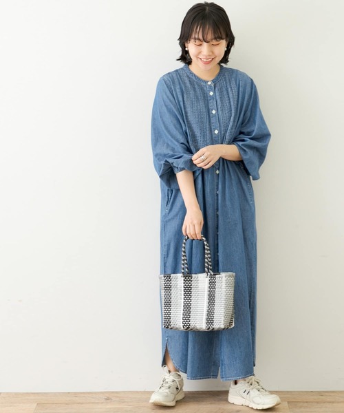URBAN RESEARCH Sonny Label 長袖ワンピース FREE ワンウォッシュ