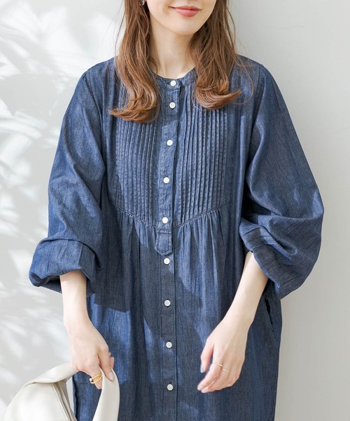 URBAN RESEARCH Sonny Label 長袖ワンピース FREE ワンウォッシュ