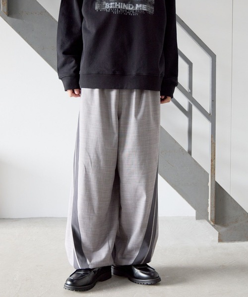 「PBLIM」 イージーパンツ MEDIUM ライトグレー レディース_画像8