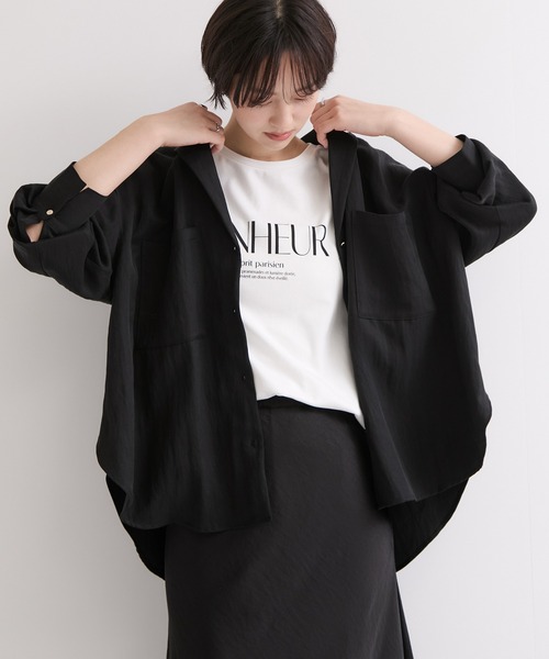 le cercle ADAM ET ROPE' ブラウス シャツ 開襟シャツジャケット