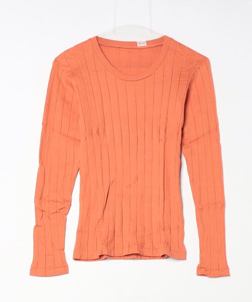tシャツ 「YOUNG ＆ OLSEN The DRYGOODS STORE」/BROAD RIB U-NECK LS レディース メンズ YOUNG&OLSEN The DRYGOODS STORE tシャツ 「YOUNG ＆ OLSEN