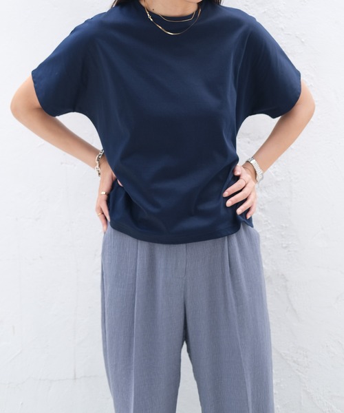 AKTE tシャツ ハイゲージスムースTシャツ レディース : ZOZOTOWN