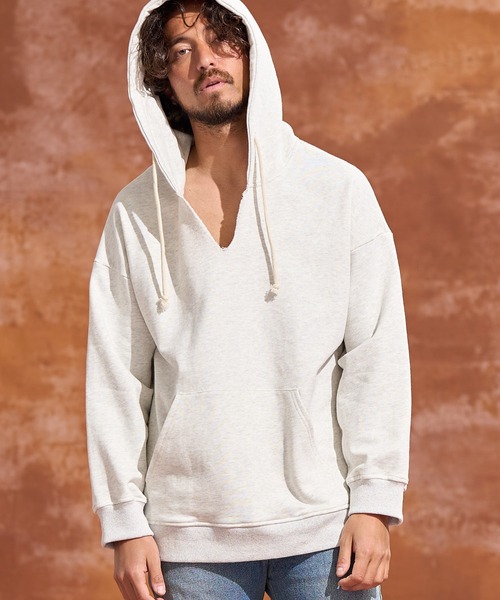 再再販 パーカー Mpa2545 Vネックカットオフプルパーカー お気にいる Www Tiniciti Com