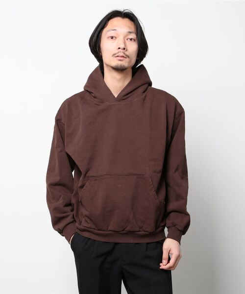 パーカー 「W」「it」「LOS ANGELES APPAREL」14オンス ガーメントダイ ヘビーフリース フーディー レディース メンズ LOS ANGELES APPAREL パーカー 「LOS APPAREL」14オンス
