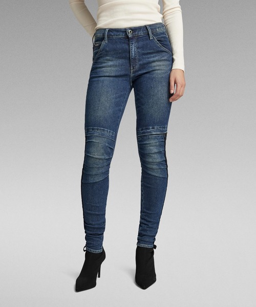 by the r coating skinny denimラスターarchive G-Star RAW｜【公式ショップ】1914 3D SKINNY JEANS/立体裁断バイカー