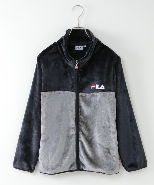 FILA（フィラ） ブルゾン アウター フリース切り替えジャケット（130 