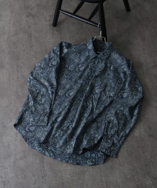 シャツ 「MADE IN JAPAN」VINTAGE-LIKE PAISLEY OVERSIZED