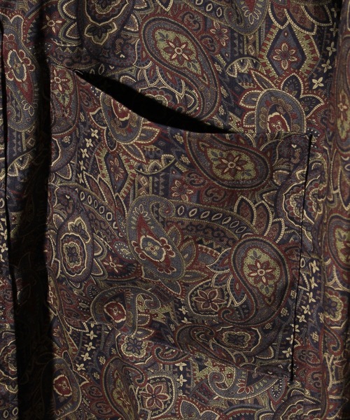 人気沸騰ブラドン 「MADE シャツ IN OVERSIZED PAISLEY JAPAN」VINTAGE-LIKE トップス