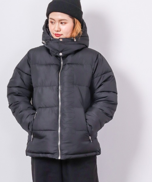 ダウンジャケット ダウン Logo print switching down jacket / ロゴプリント 切替ダウンジャケット unisex_15