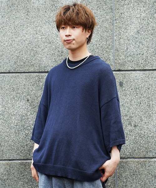 En serio TOKYO tシャツ リネンコットン ルーズシルエット