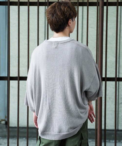 En serio TOKYO tシャツ リネンコットン ルーズシルエット