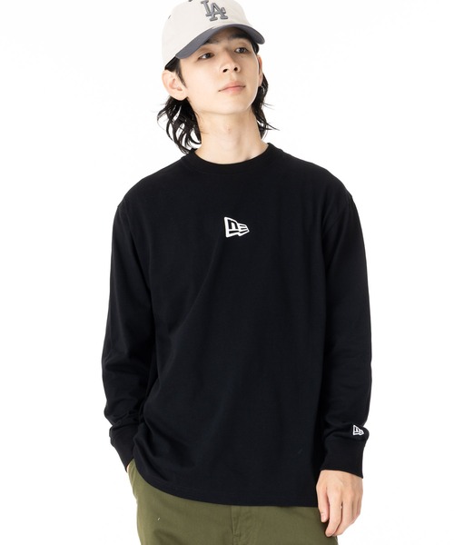 ニューエラ セーター ブラック 長袖 新品 未使用品 限定 レア NEW ERA（ニューエラ） tシャツ 長袖Tシャツ フラッグロゴ メンズ