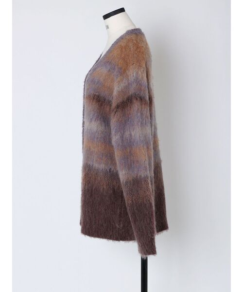 VEQUM カーディガン 「VEQUM」MOHAIR KNIT CARDIGAN レディース 