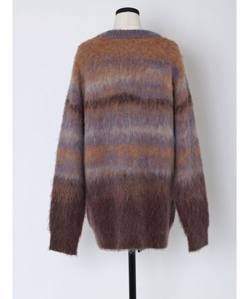 VEQUM カーディガン 「VEQUM」MOHAIR KNIT CARDIGAN レディース