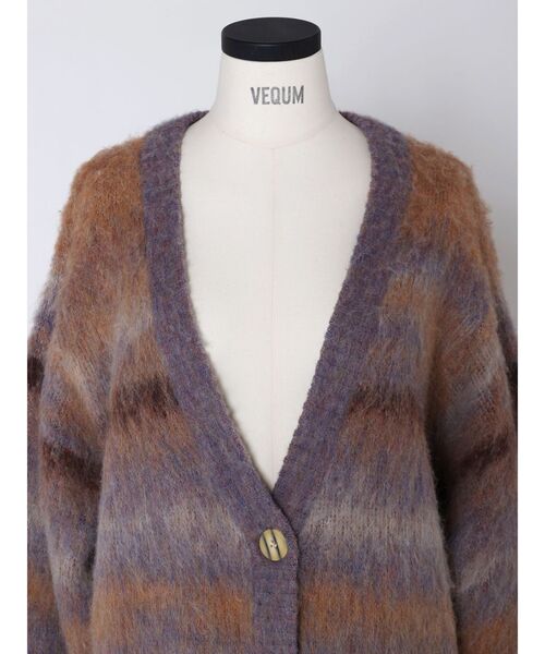 VEQUM カーディガン 「VEQUM」MOHAIR KNIT CARDIGAN レディース 