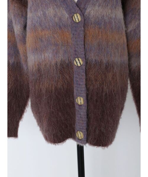 カーディガン 「VEQUM」MOLE KNIT CARDIGUAN レディース VEQUM】MOLE KNIT CARDIGUAN｜エモダの通販｜&mall（アンド
