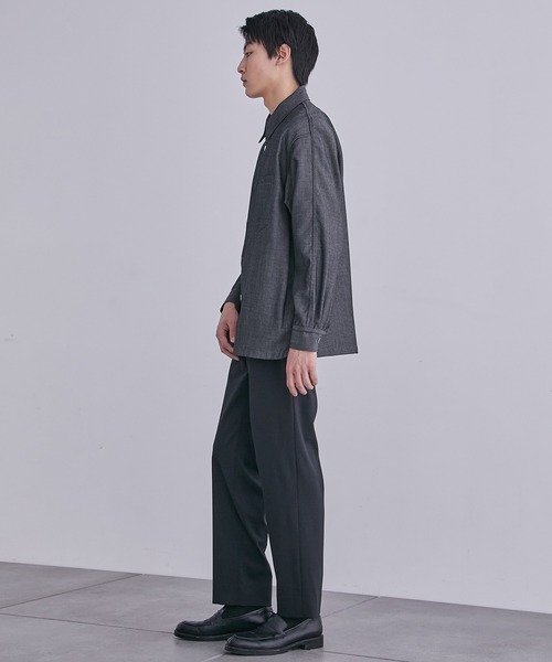 SOS TE NUTO ウールストレッチ スラックス UNITED TOKYO スラックス 撥水ストレッチRELAX WOOL ストレート