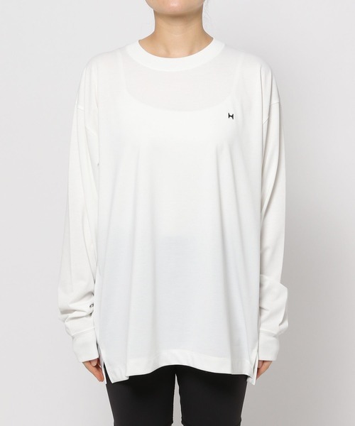 tシャツ 「HEREIAM」速乾／ミラーロゴロングスリーブ（ユニセックス） レディース メンズ HEREIAM tシャツ 「HEREIAM」速乾／ミラーロゴロングスリーブ