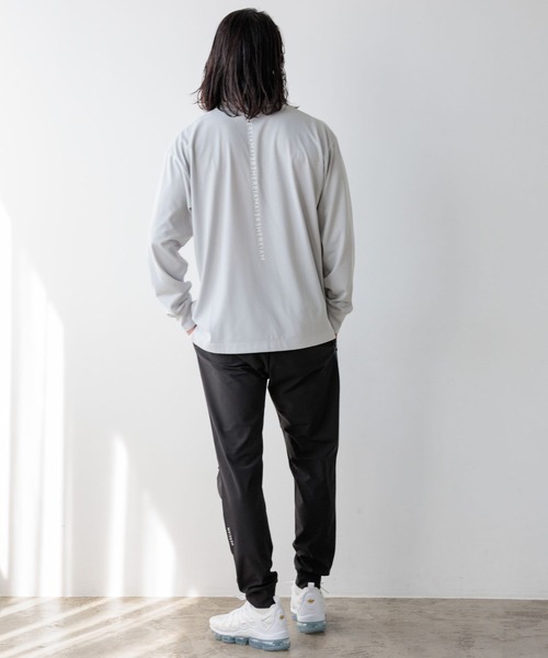 HEREIAM tシャツ 「HEREIAM」速乾／ミラーロゴロングスリーブ（ユニ