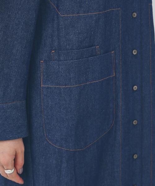 collex（コレックス） ワンピース シャツワンピース デニムシャツ