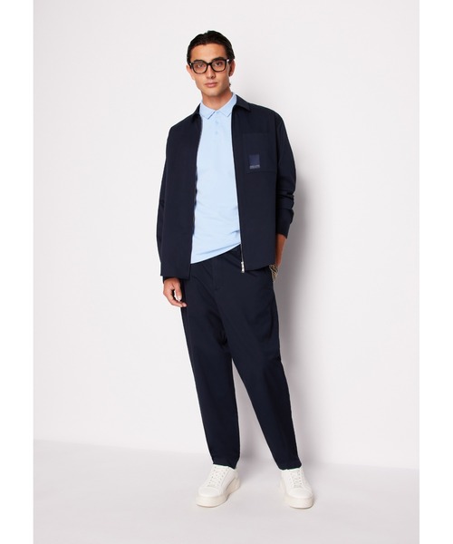 アルマーニサマー薄手チノパンツ チノパンツ コンパクトコットン | Emporio Armani