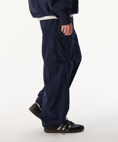 カーゴパンツ No.9389 widewide nylon cago PT WETTEMPT カーゴパンツ NYLON WIDE CARGO PANTS / ナイロン